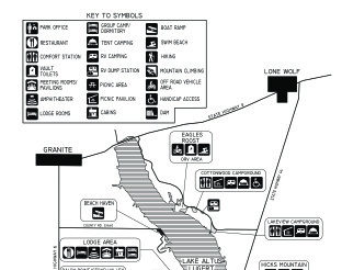Quartz Mountain State Park Map